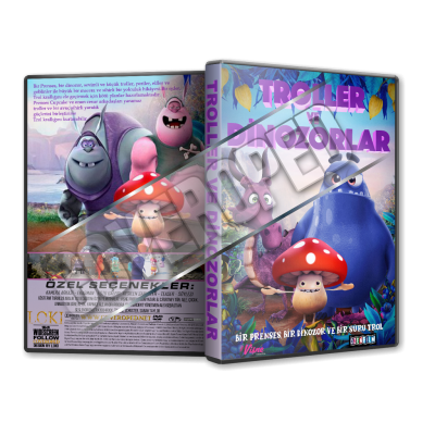 Troller ve Dinozorlar - Trolled - 2018 Türkçe Dvd cover Tasarımı